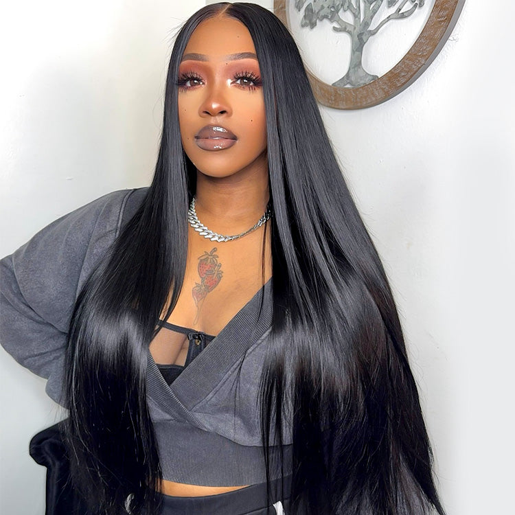 HD Lace Super Natural Hairline 28-40inch Silky Straight 13x6 Frontal Lace Wig