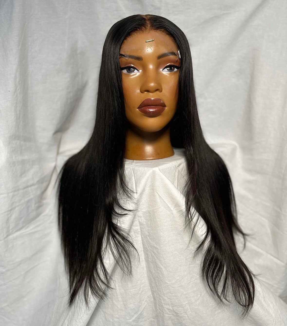 HD 5x5 closure black straight bob