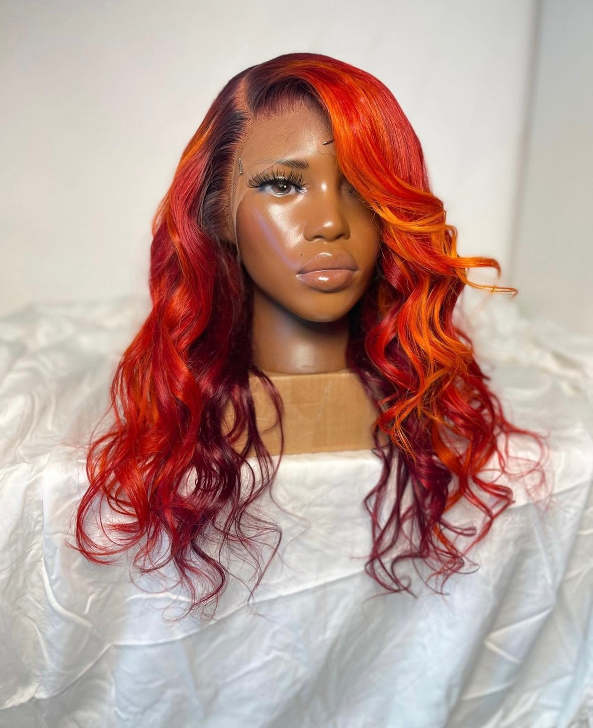HD 13x4 fire highlight wavey frontal unit