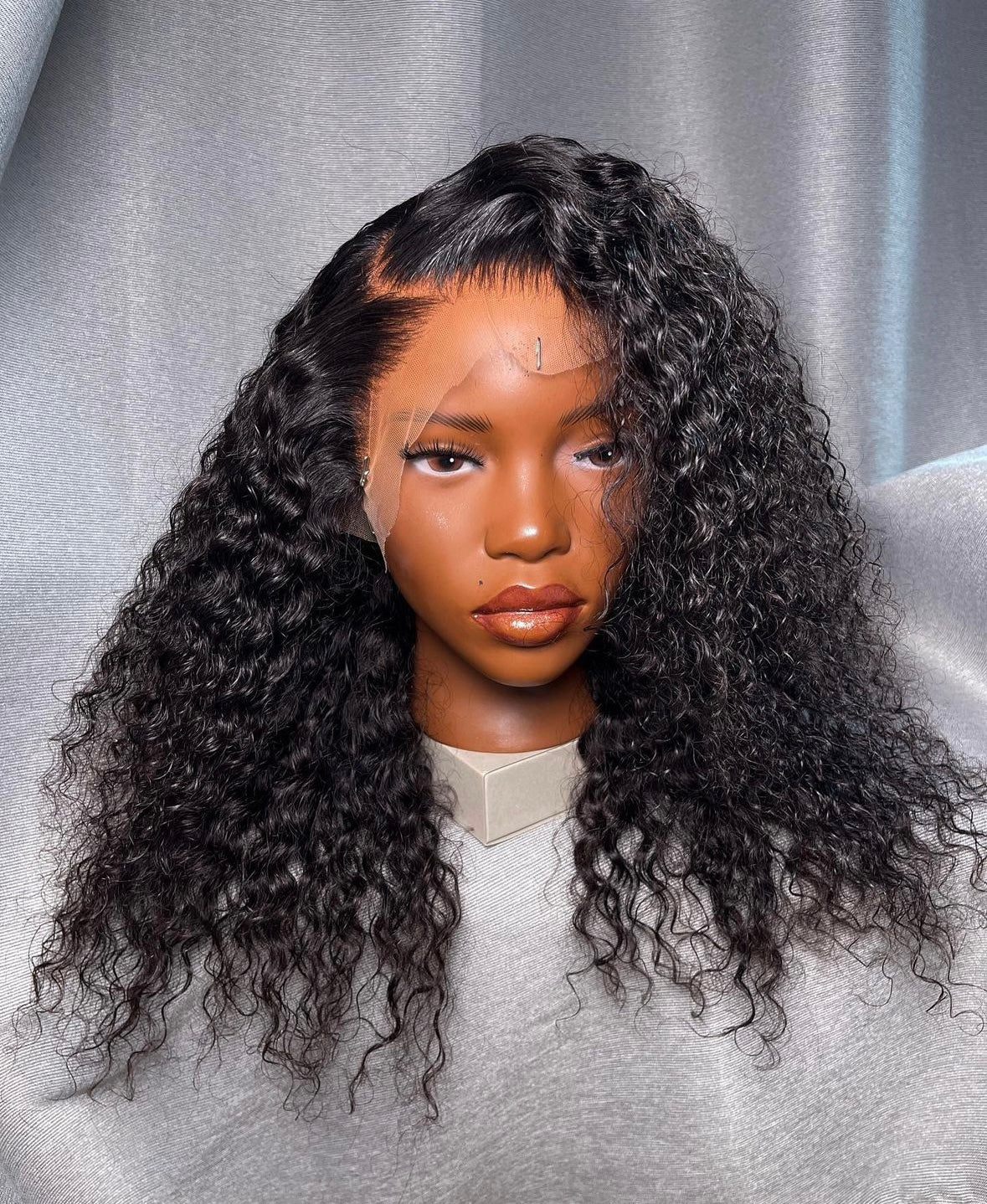 HD 13x4 natural black deep wave frontal unit