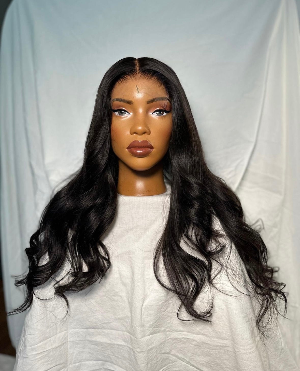 HD 5x5 closure natural black bodywave frontal unit