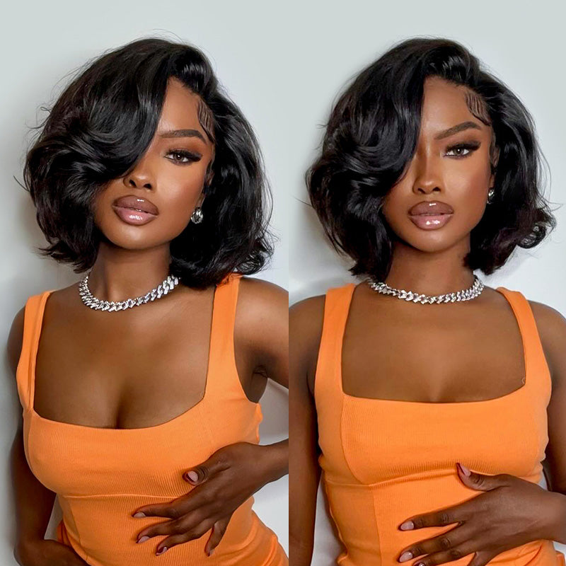 Body Wave Super Invisible LY Lace Front Bob Wig