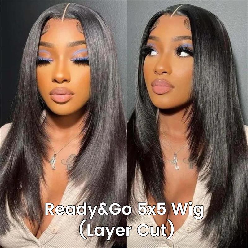 Layered Super Invisible LY Lace Front Human Hair Wig