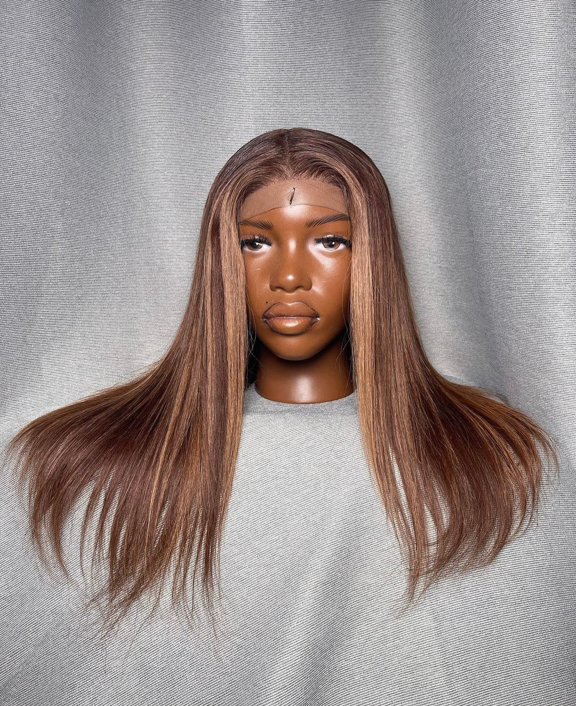 HD 6x6 closure sandy straight frontal unit