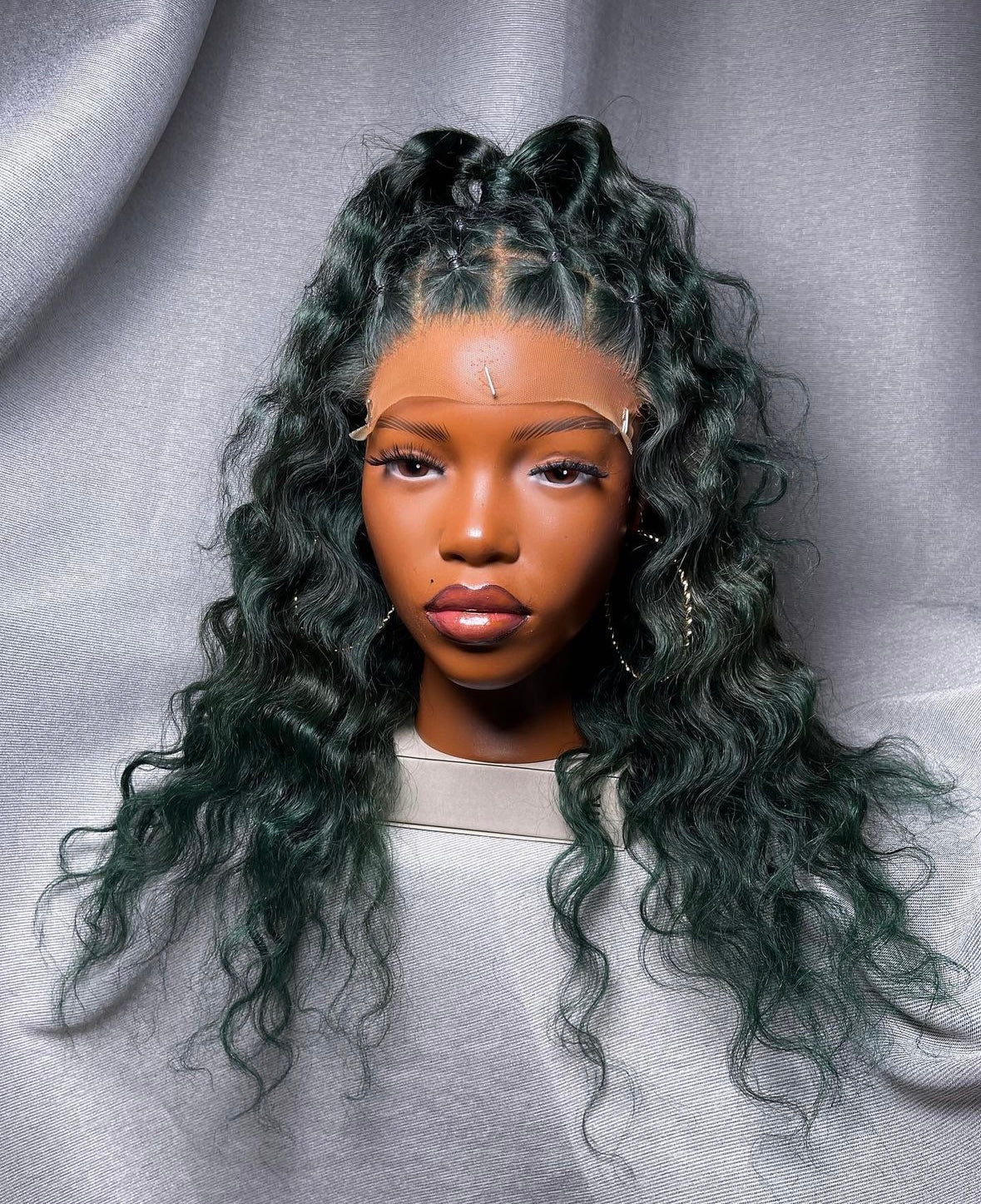 HD 7x7 closure Cashianna deep wave frontal unit