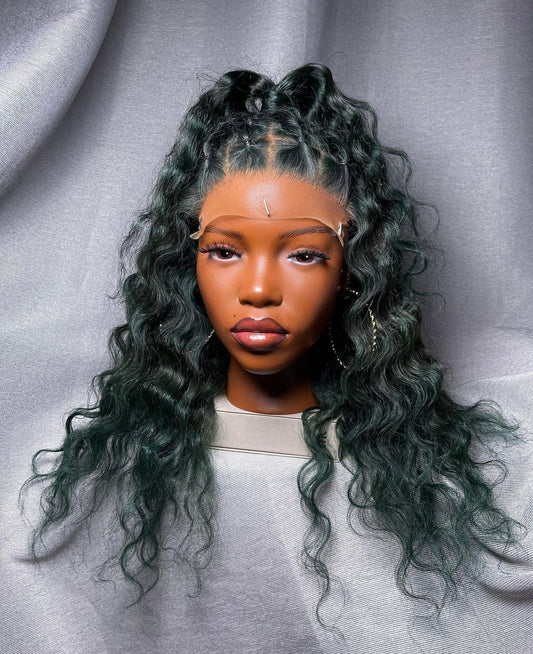 HD 7x7 closure Cashianna deep wave frontal unit