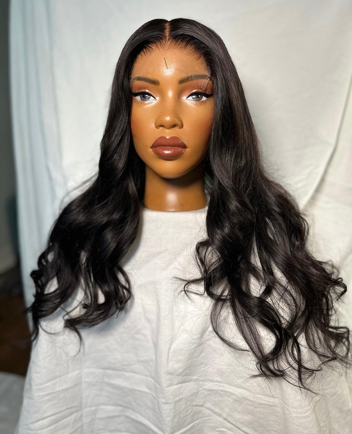 HD 5x5 closure natural black bodywave frontal unit