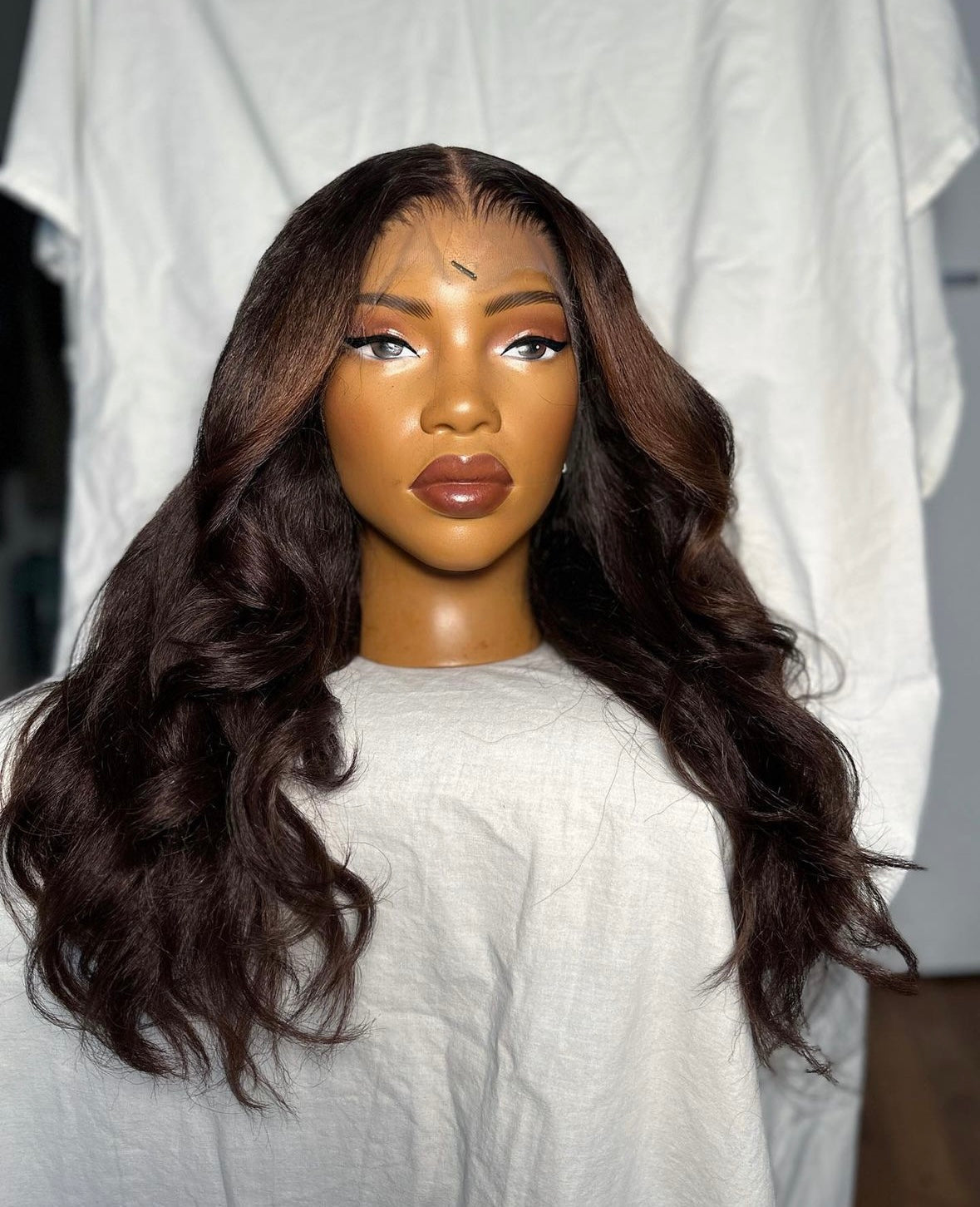 HD 13x4 Highlight layered Kinky wavy frontal unit