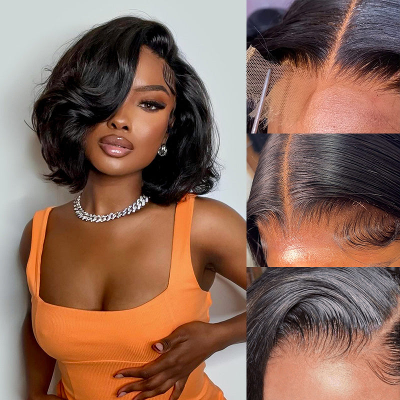 Body Wave Super Invisible LY Lace Front Bob Wig