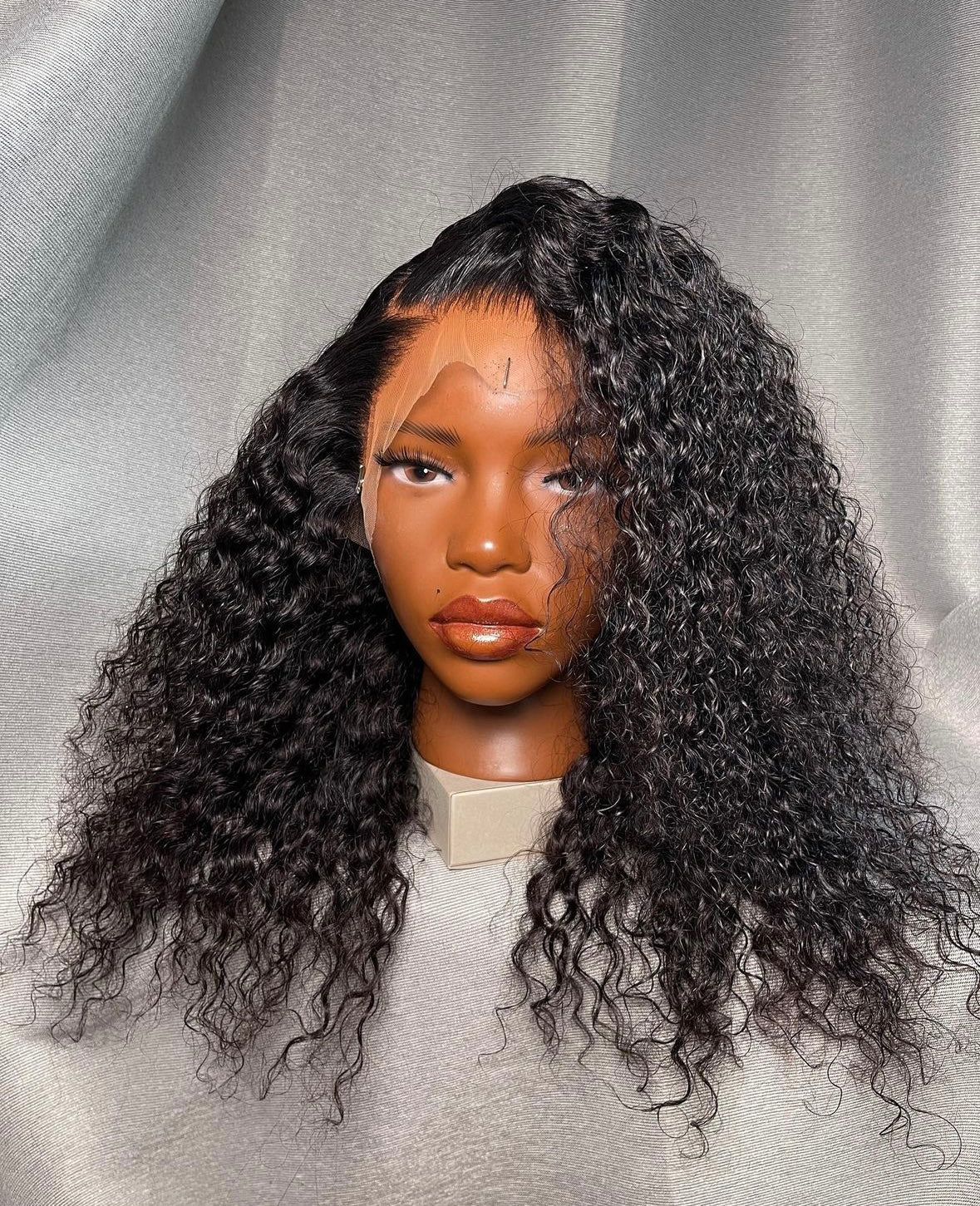 HD 13x4 natural black deep wave frontal unit