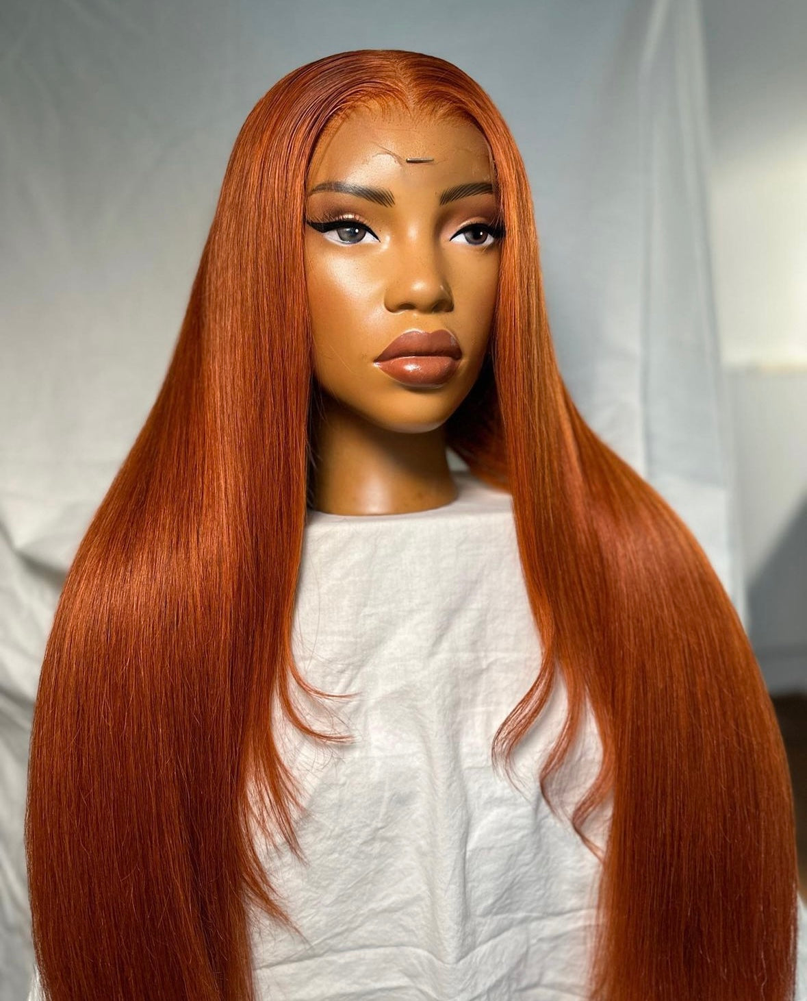 HD 13x6 Ginger straight frontal unit