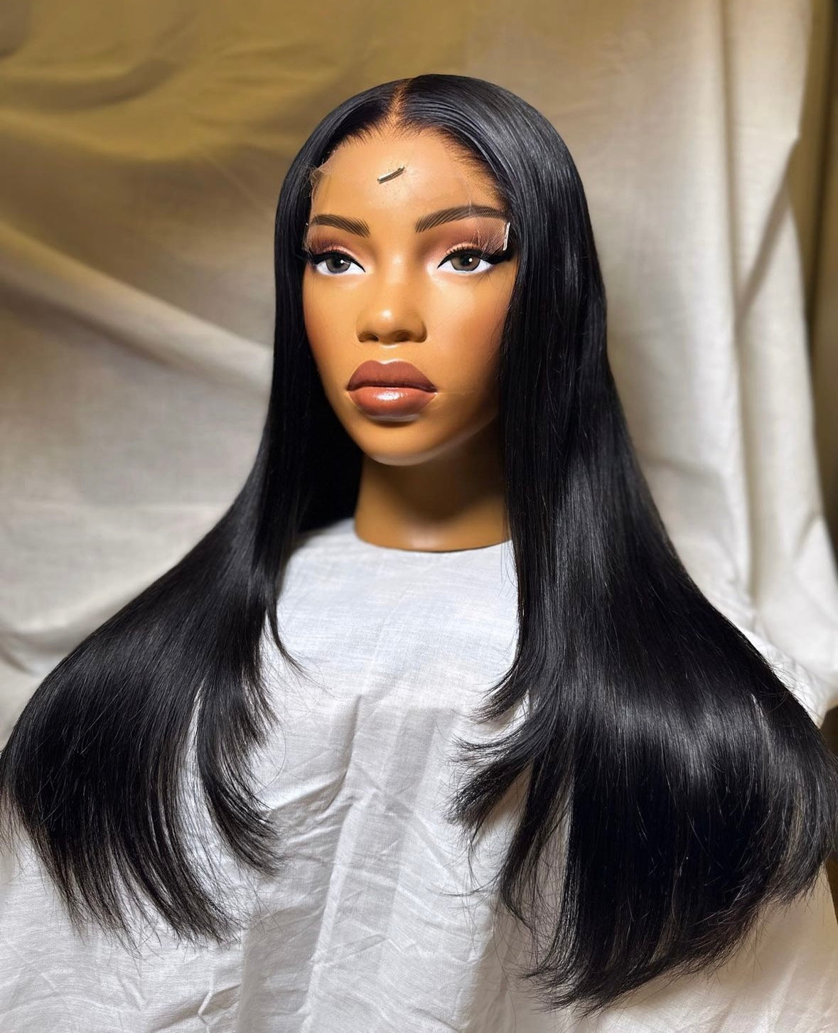 HD 6x6 closure black straight frontal