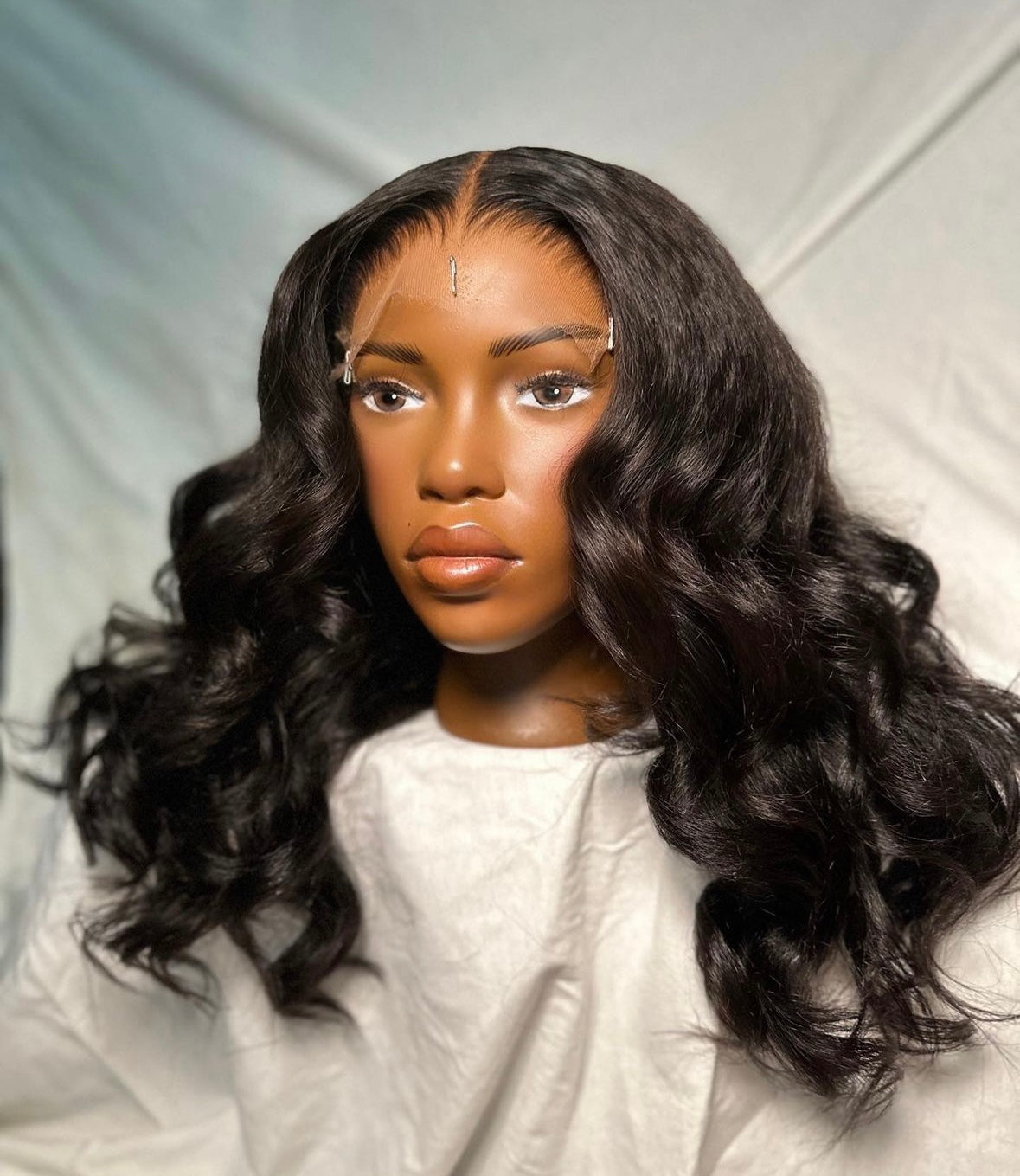 HD 6x6 closure kinky wavy frontal