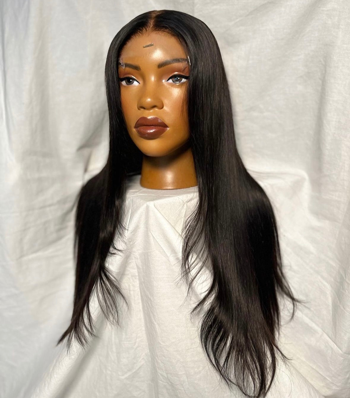 HD 5x5 closure black straight bob