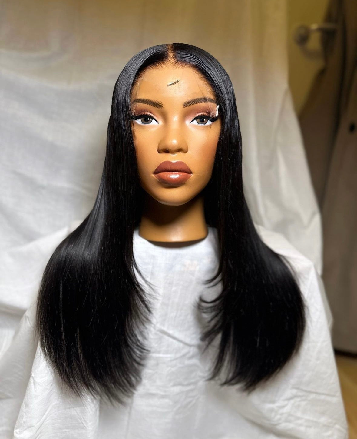 HD 6x6 closure black straight frontal