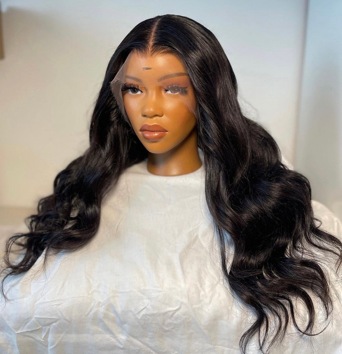 HD 13x6 black wavy frontal