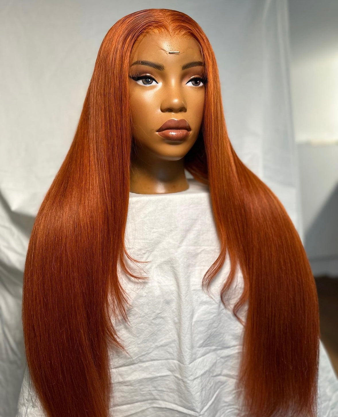 HD 13x6 Ginger straight frontal unit
