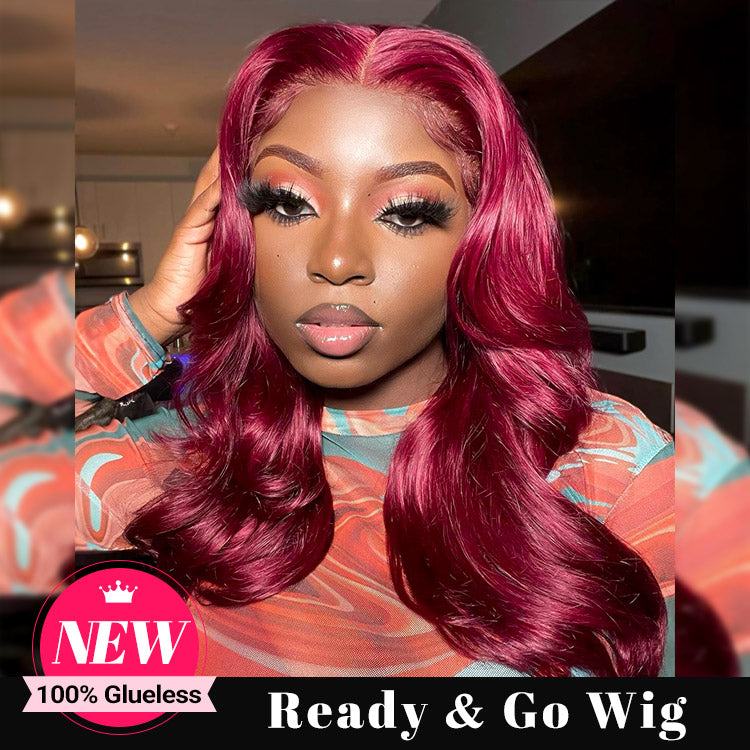 Burgundy Body Wave Lace Wig