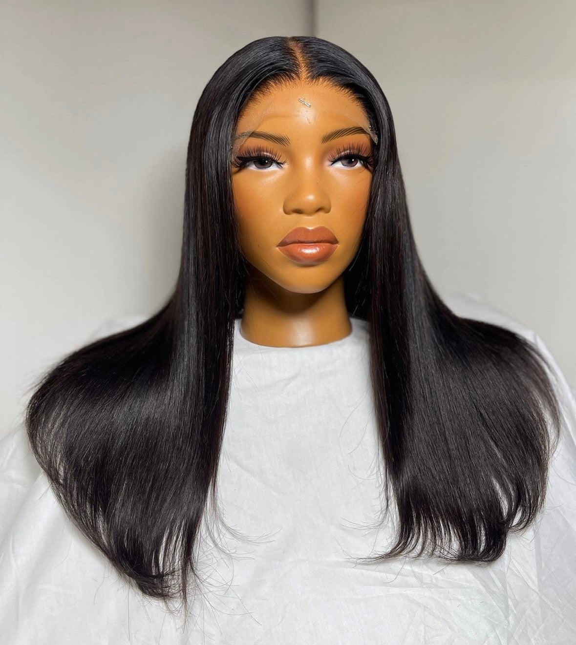 HD 6x6 closure black straight frontal