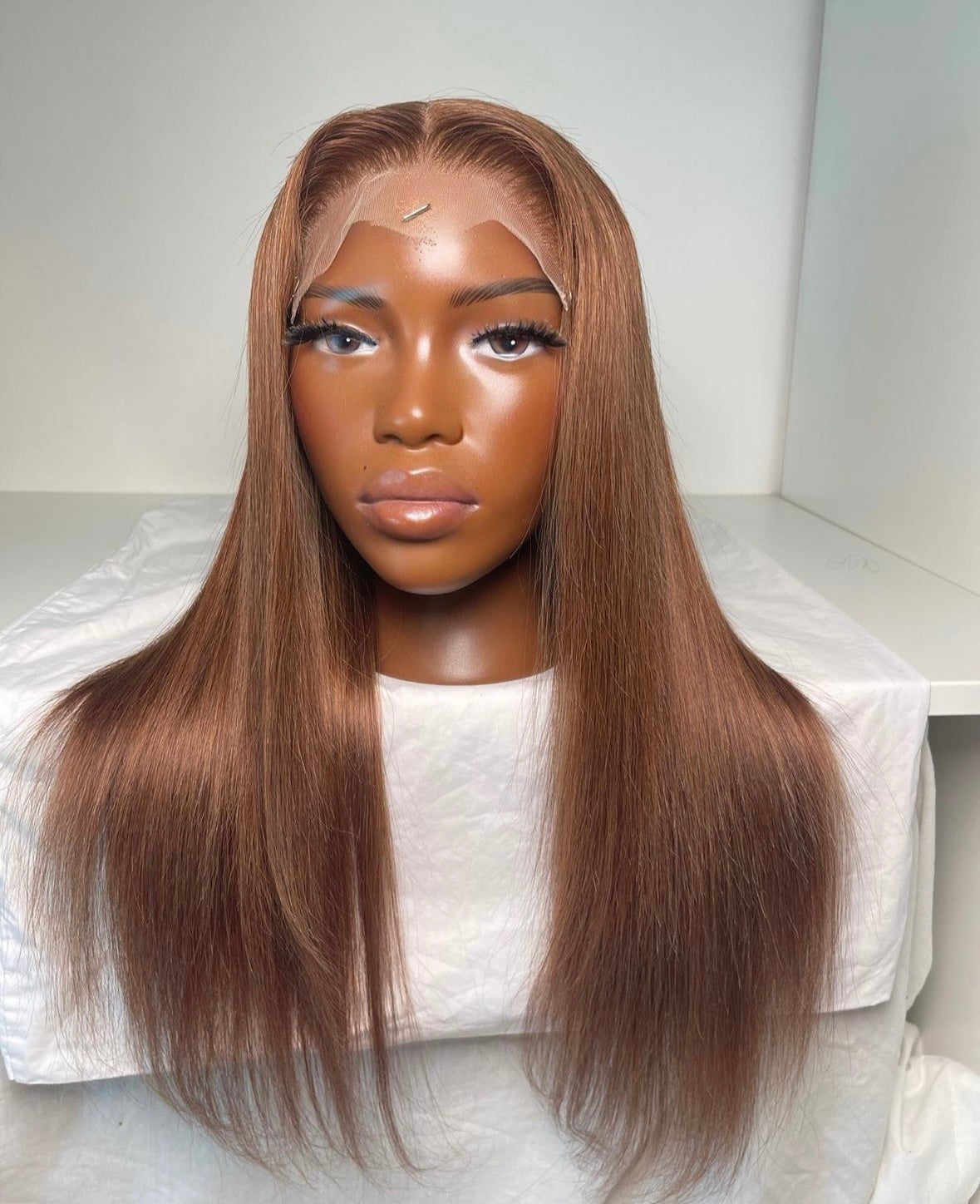 HD 6x6 closure light brown straight frontal unit