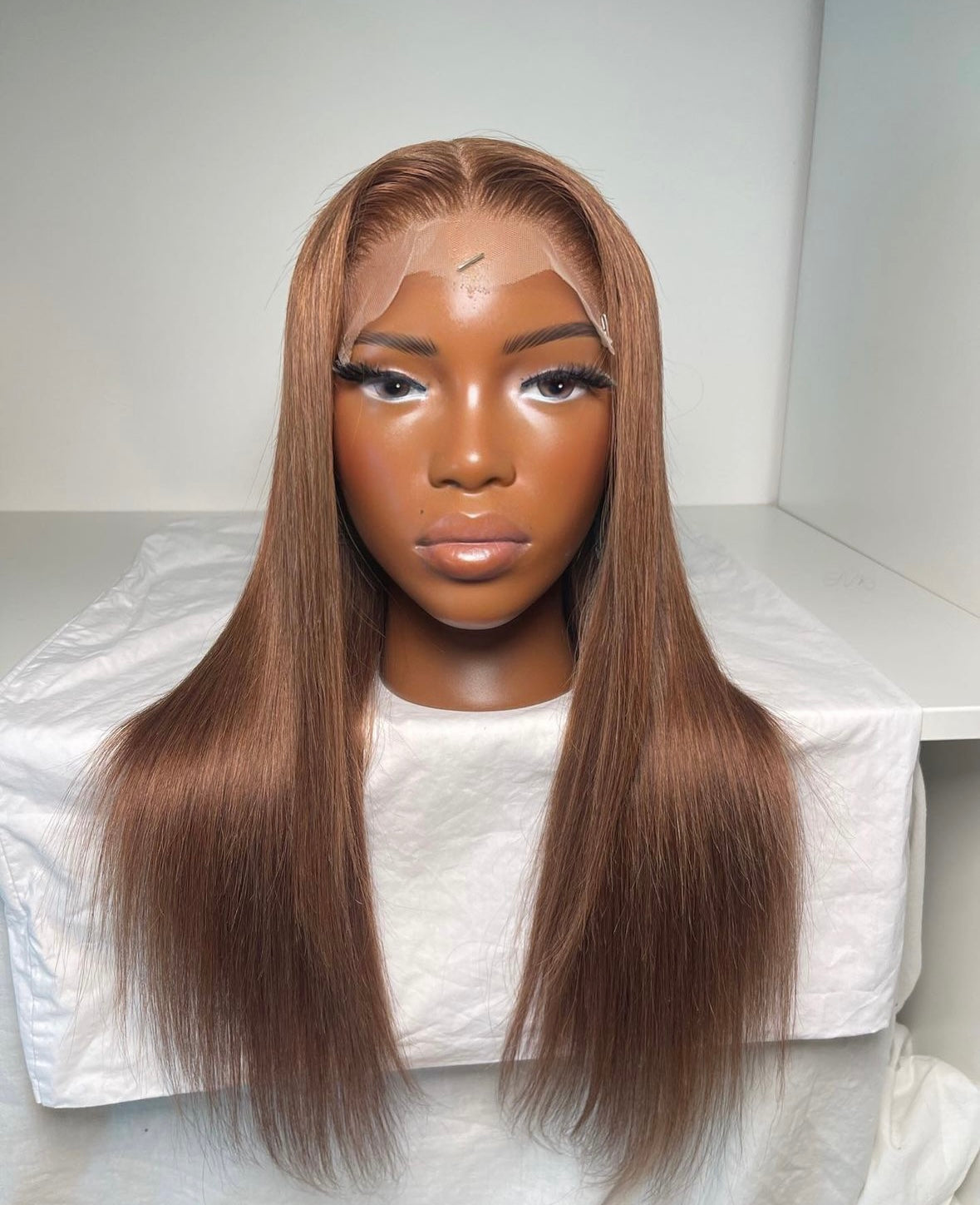 HD 6x6 closure light brown straight frontal unit