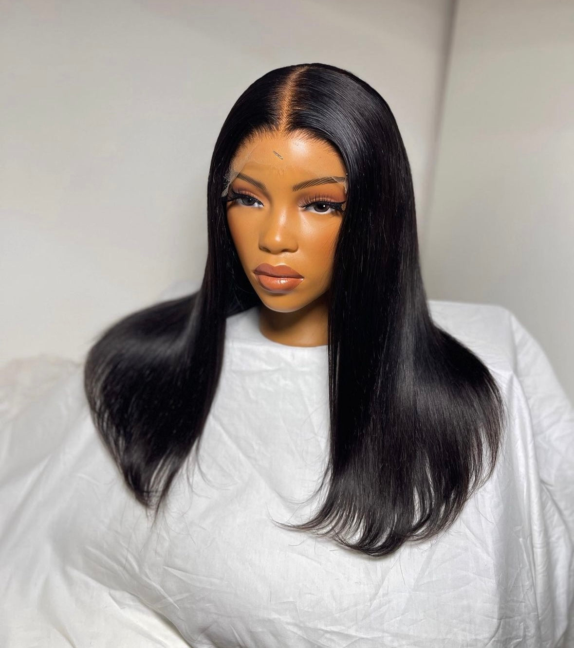 HD 6x6 closure black straight frontal
