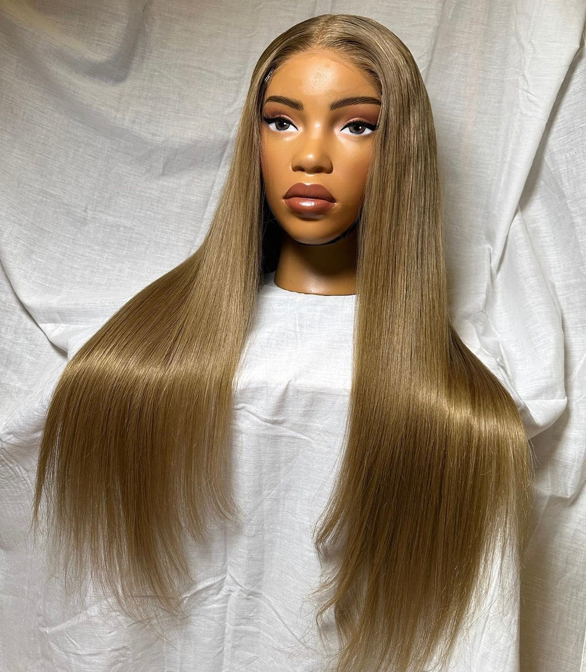 HD 5x5 closure Blonde straight frontal