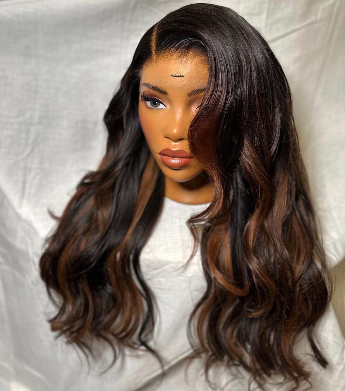 HD 6x6 closure Highlight  wavy frontal