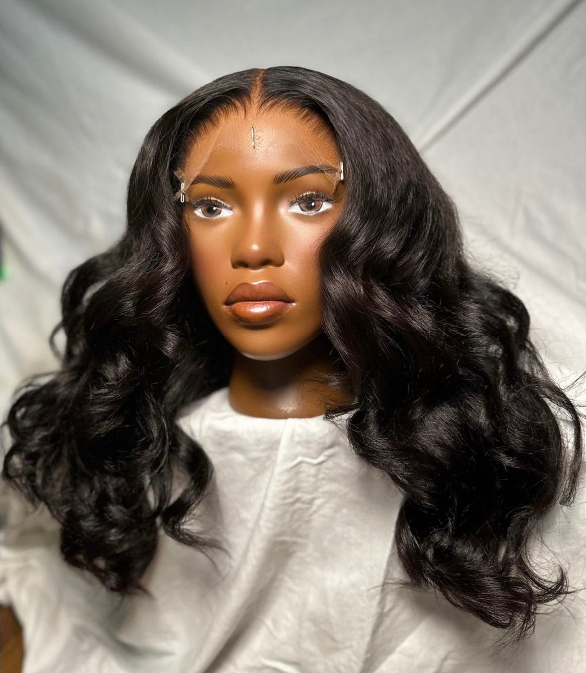 HD 6x6 closure kinky wavy frontal