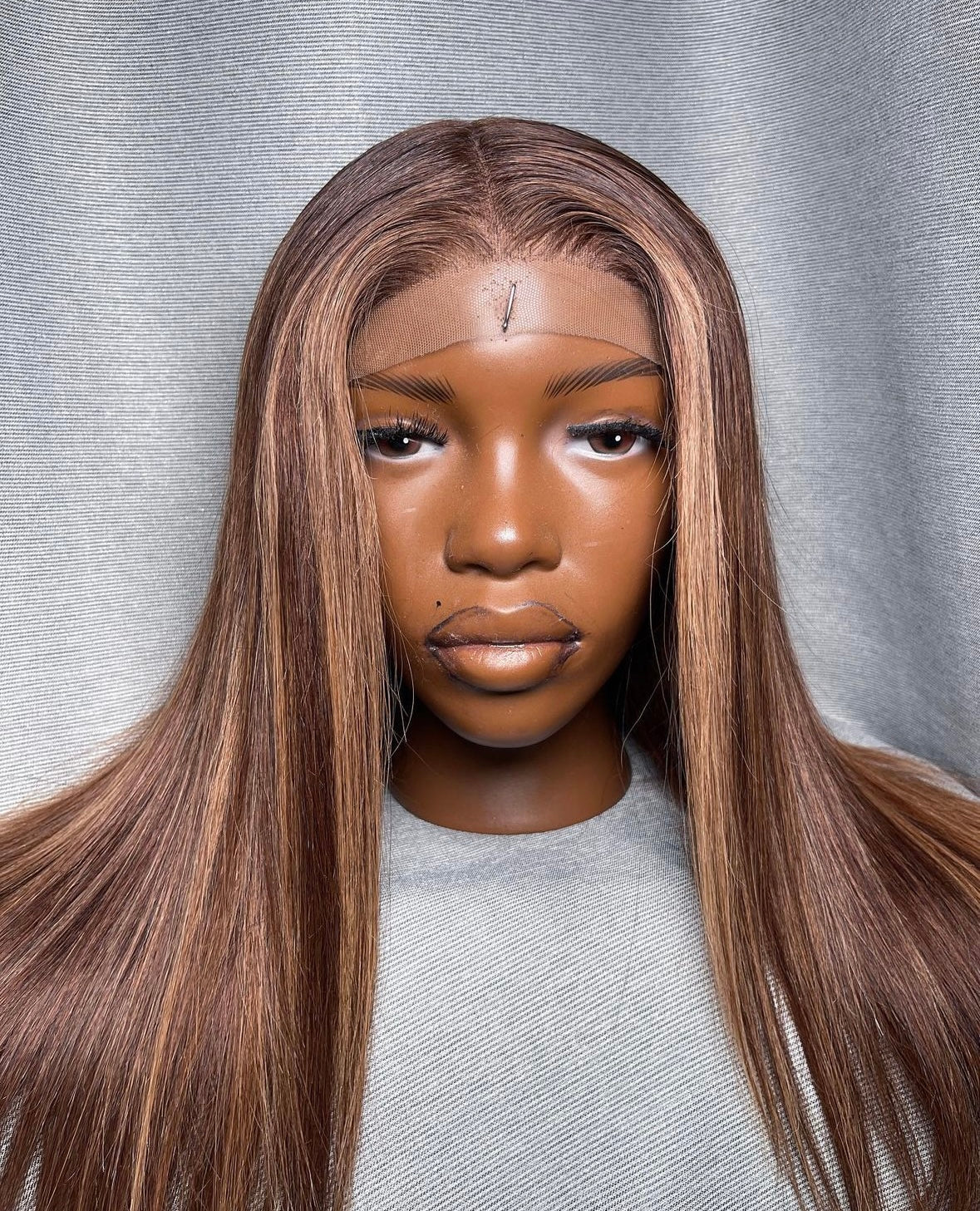 HD 6x6 closure sandy straight frontal unit