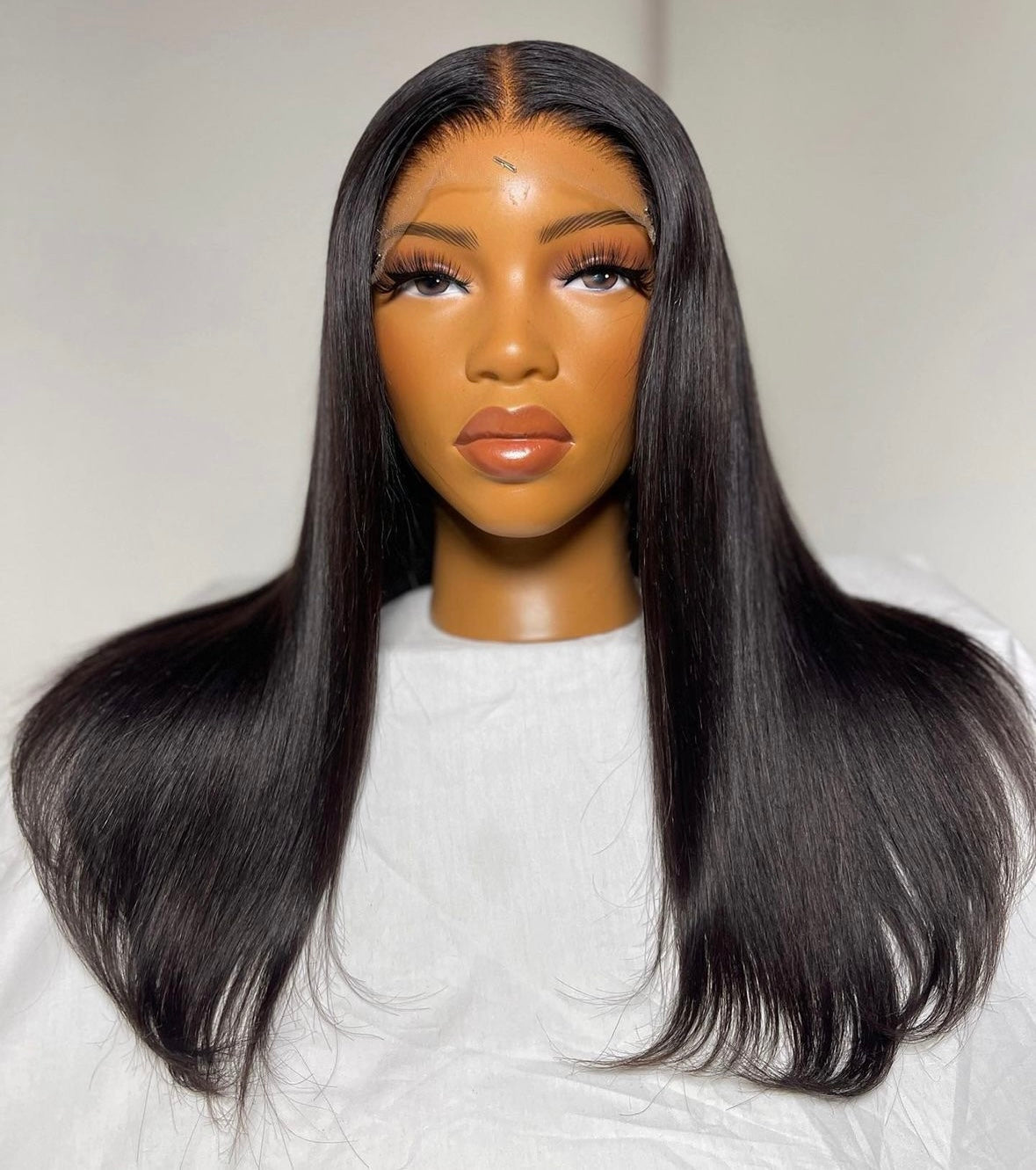 HD 6x6 closure black straight frontal