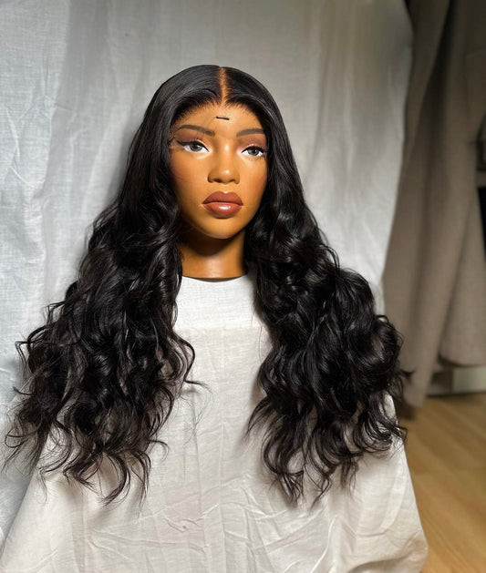 HD 6x6 closure layered bodywave frontal