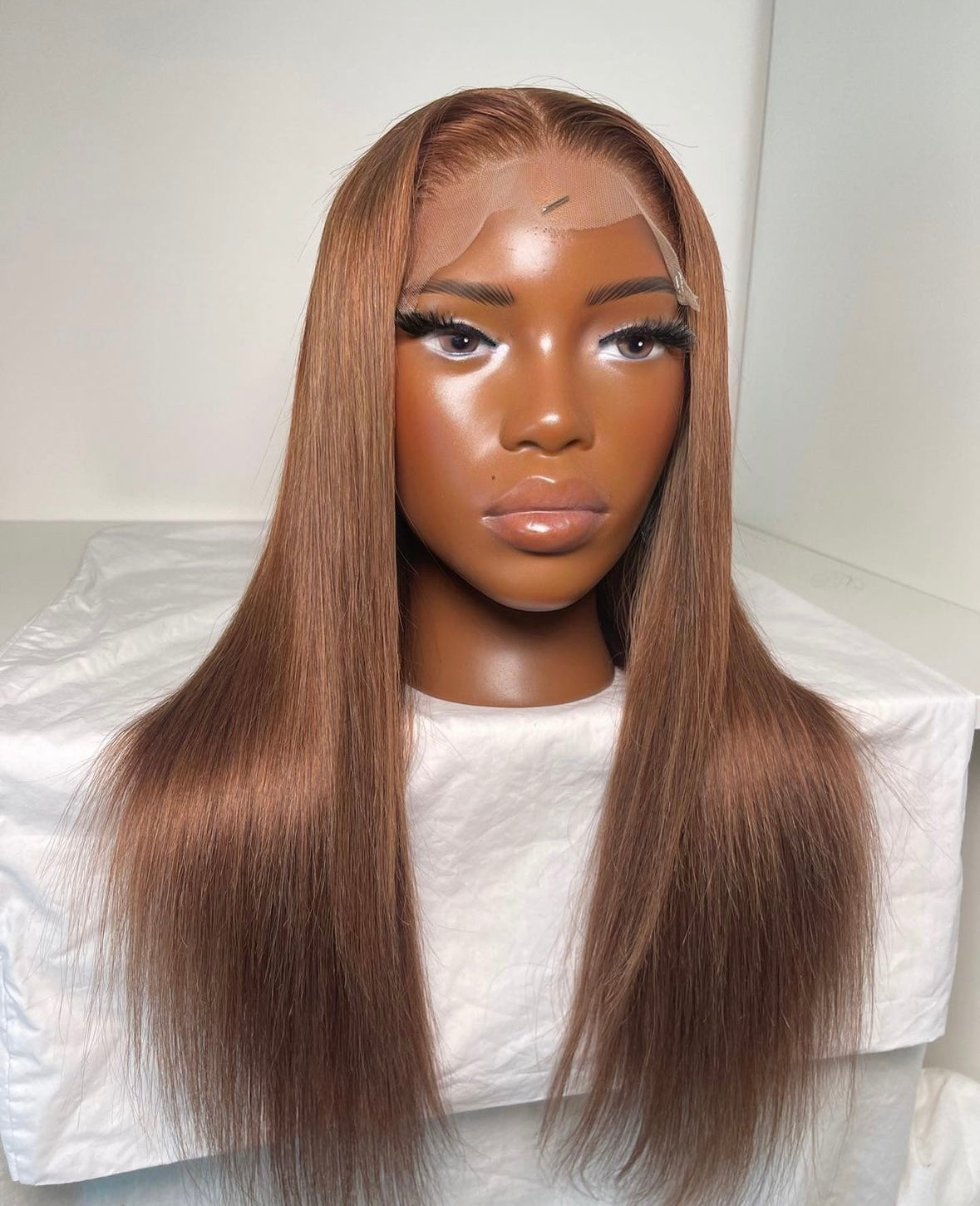 HD 6x6 closure light brown straight frontal unit
