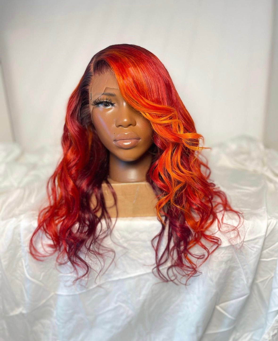 HD 13x4 fire highlight wavey frontal unit