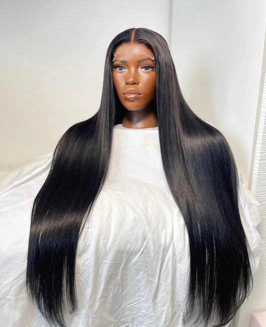 HD 5x5 closure jet black frontal unit