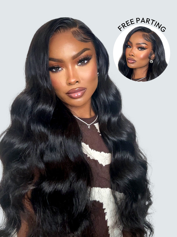 Skin Melt HD Lace Wigs Body Wave 13*6 Lace Front Wigs Real Hair Transparent Wig