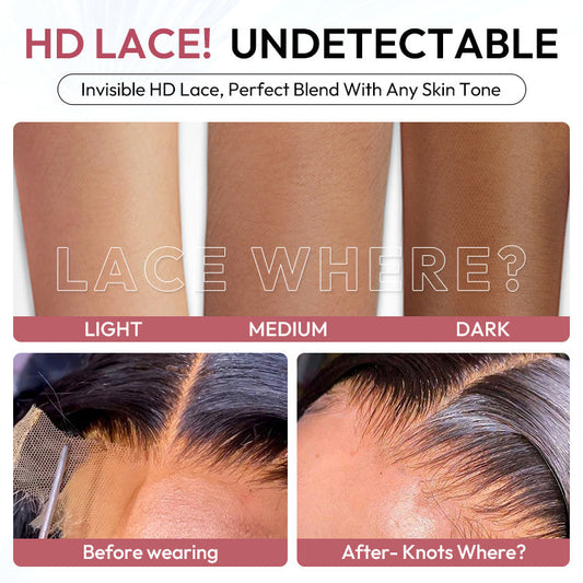 HD Lace Super Natural Hairline 28-40inch Silky Straight 13x6 Frontal Lace Wig