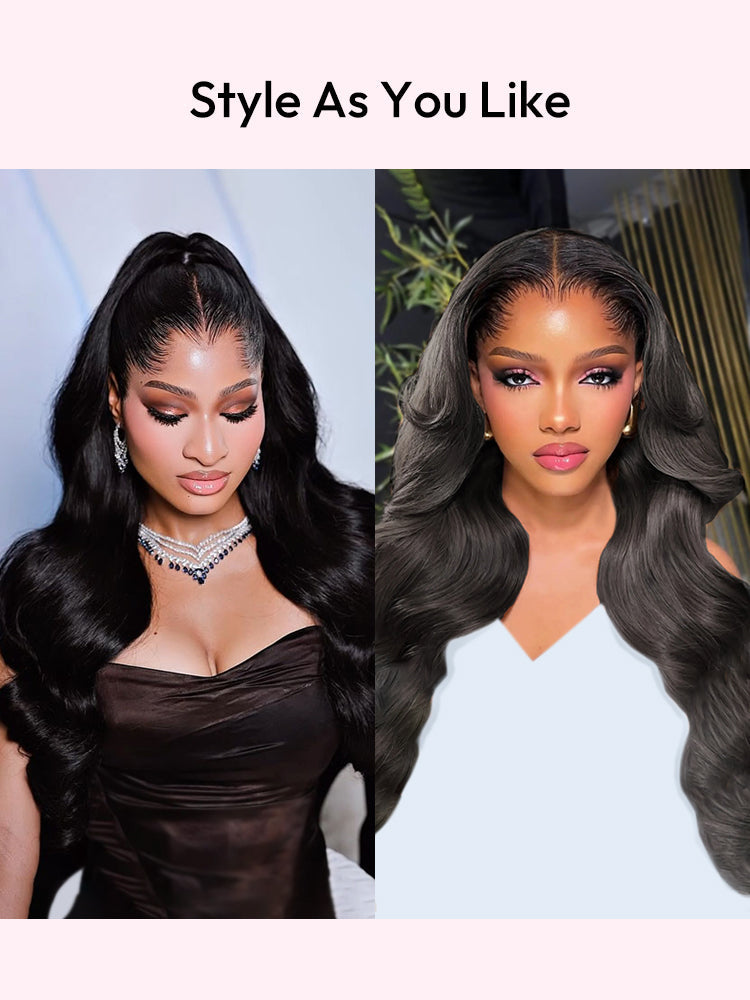 Lagos Hairline Body Wave Wig Human Hair Glueless 13x4 Lace Front Wig