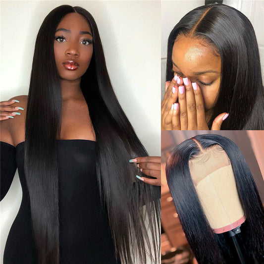 Long Wigs 16-40 Inches Straight Hair 13x4 Lace Front Wigs With Bleached Knots