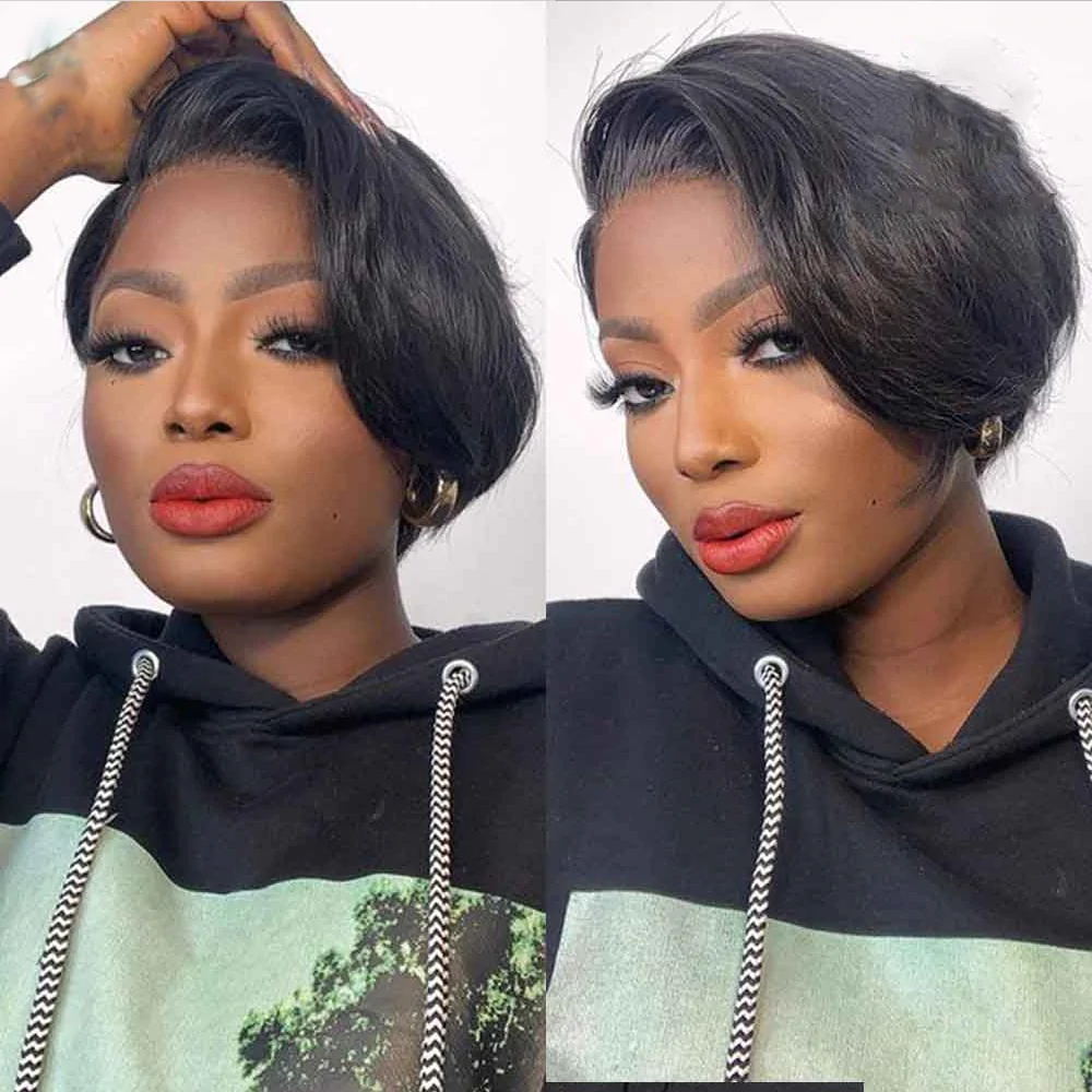 Pixie Wigs Human Hair Pixie Cut Wigs