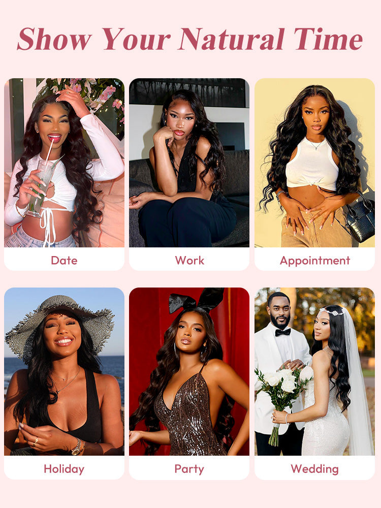 Skin Melt HD Lace Wigs Body Wave 13*6 Lace Front Wigs Real Hair Transparent Wig