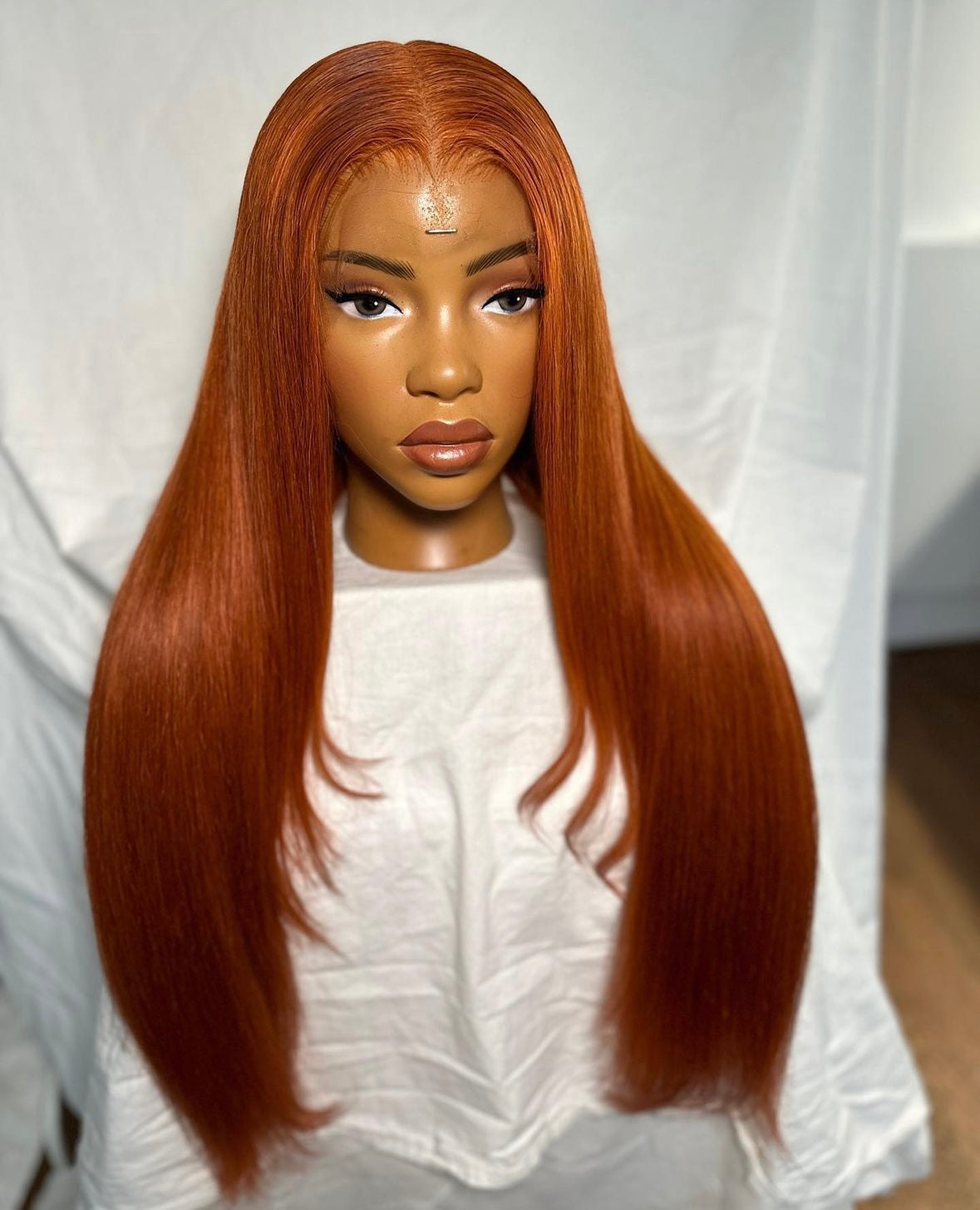 HD 13x6 Ginger straight frontal unit