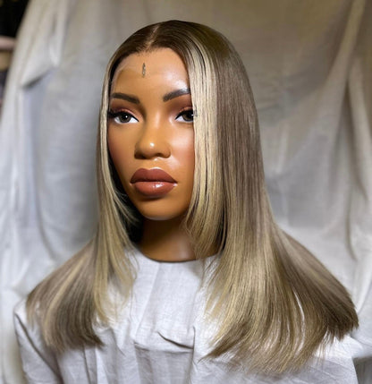 HD 13x4 blonde 613 straight frontal