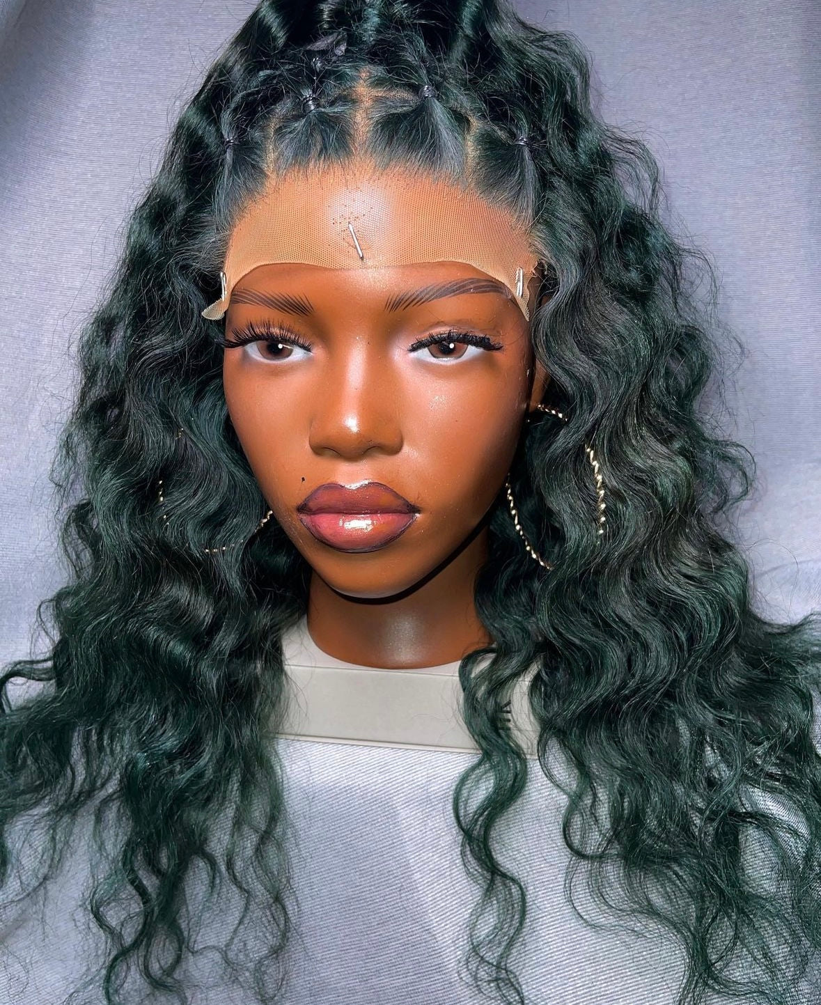 HD 7x7 closure Cashianna deep wave frontal unit