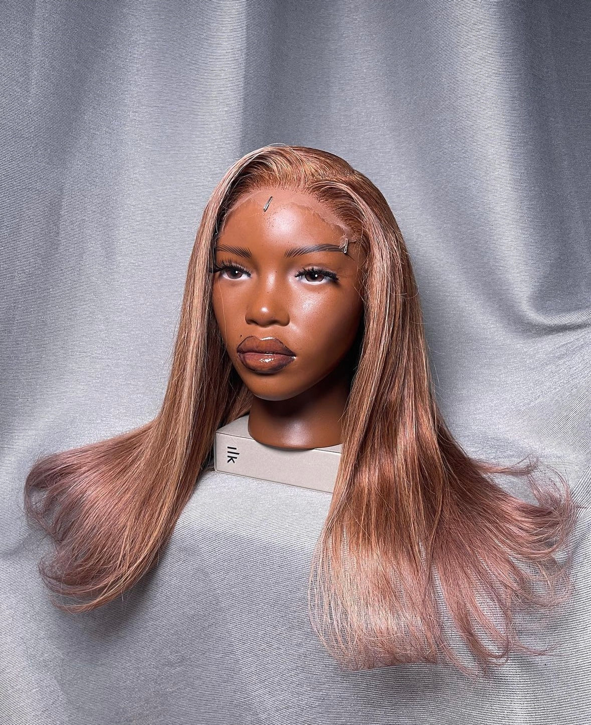 HD 6x6 closure honey blonde highlight straight frontal unit