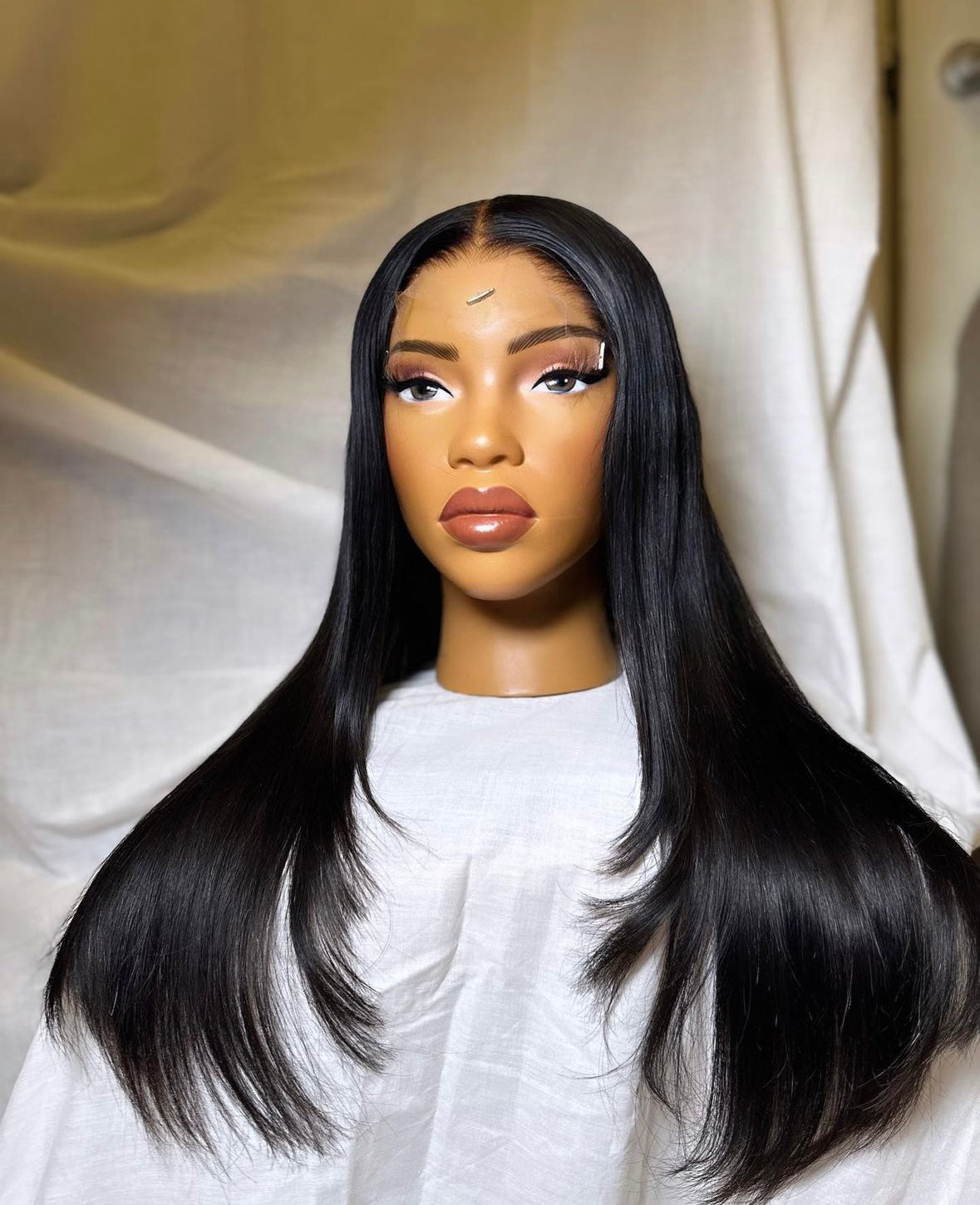 HD 6x6 closure black straight frontal