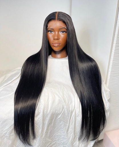 HD 5x5 closure jet black frontal unit