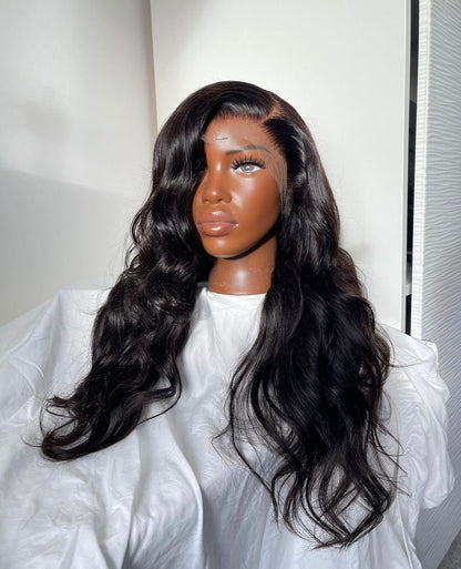 HD 13x4 black bodywave frontal unit