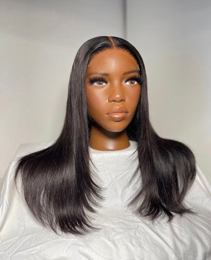 HD 6x6 closure black frontal