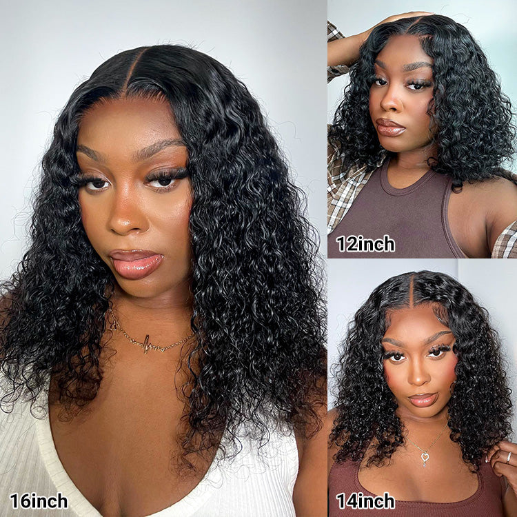 Short Water Wave Bob Wig Super Invisible LY Lace Bob Wig